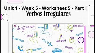 A1+ Unit 1- Week 5- Worksheet 5- Part I