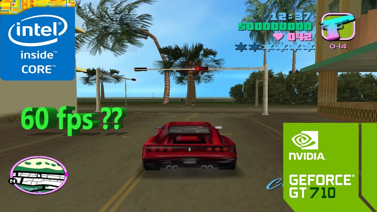 GTA Vice City | Nvidia GT 710 2GB DDR5 | 60 fps Test