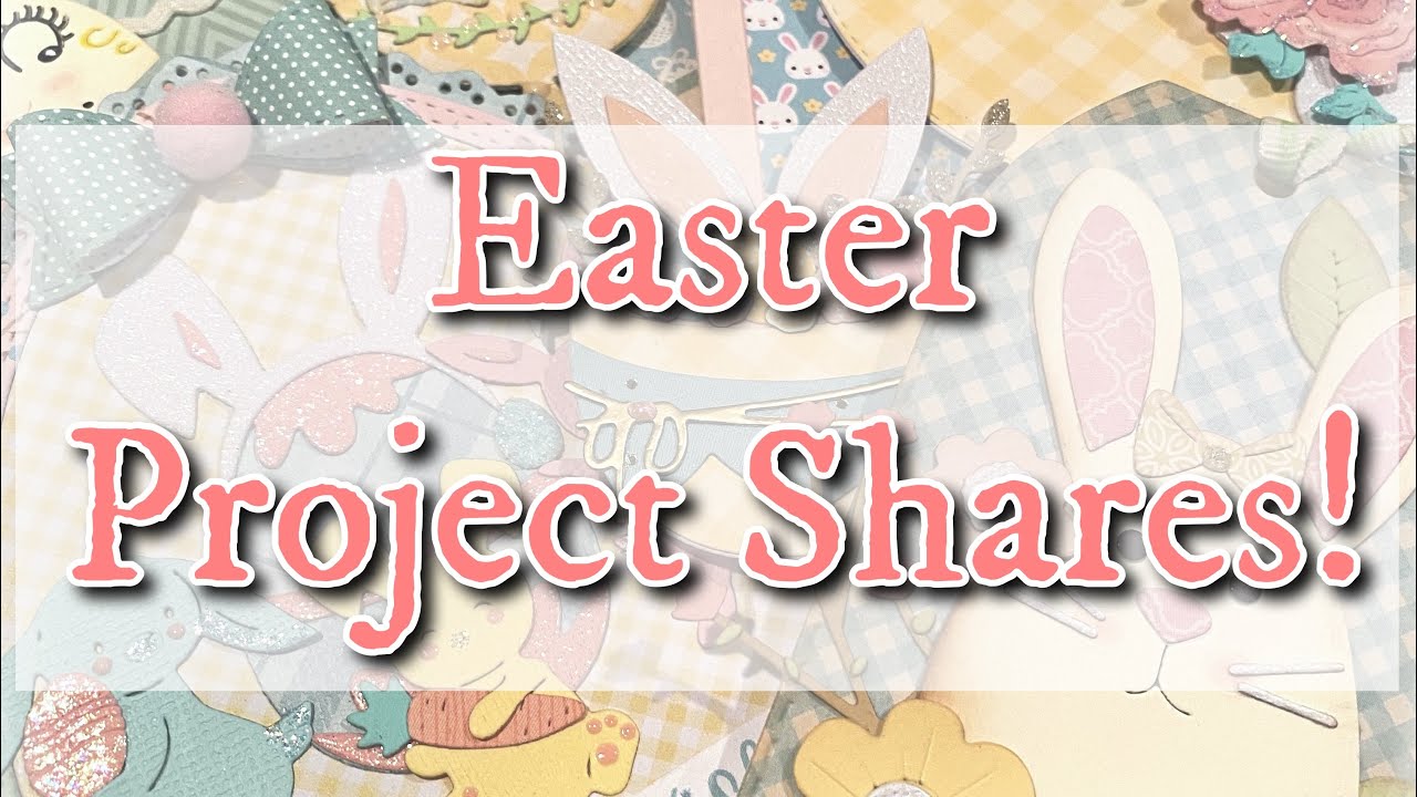 New Easter dies from DIYArtbin Store ~ featuring super cute bunnies!