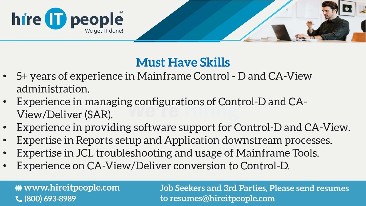 InfrastructureMainframes Jobs Operations and Scheduling Jobs