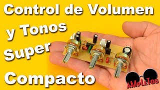 Control de tonos y volumen controlados por tensión con AN5835