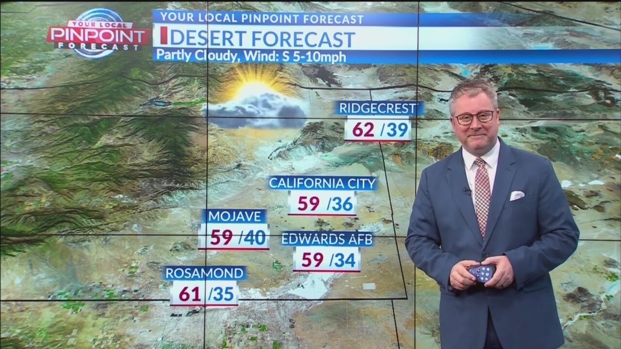 Expect partly cloudy skies with a high of 62 in Kern's forecast - YouTube