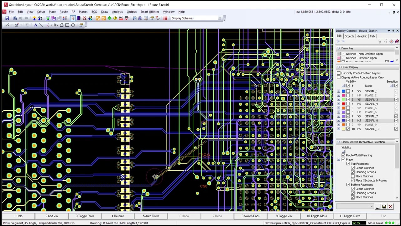 Via to Via Clearance for Diff Pairs YouTube