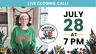 Live Closing Call