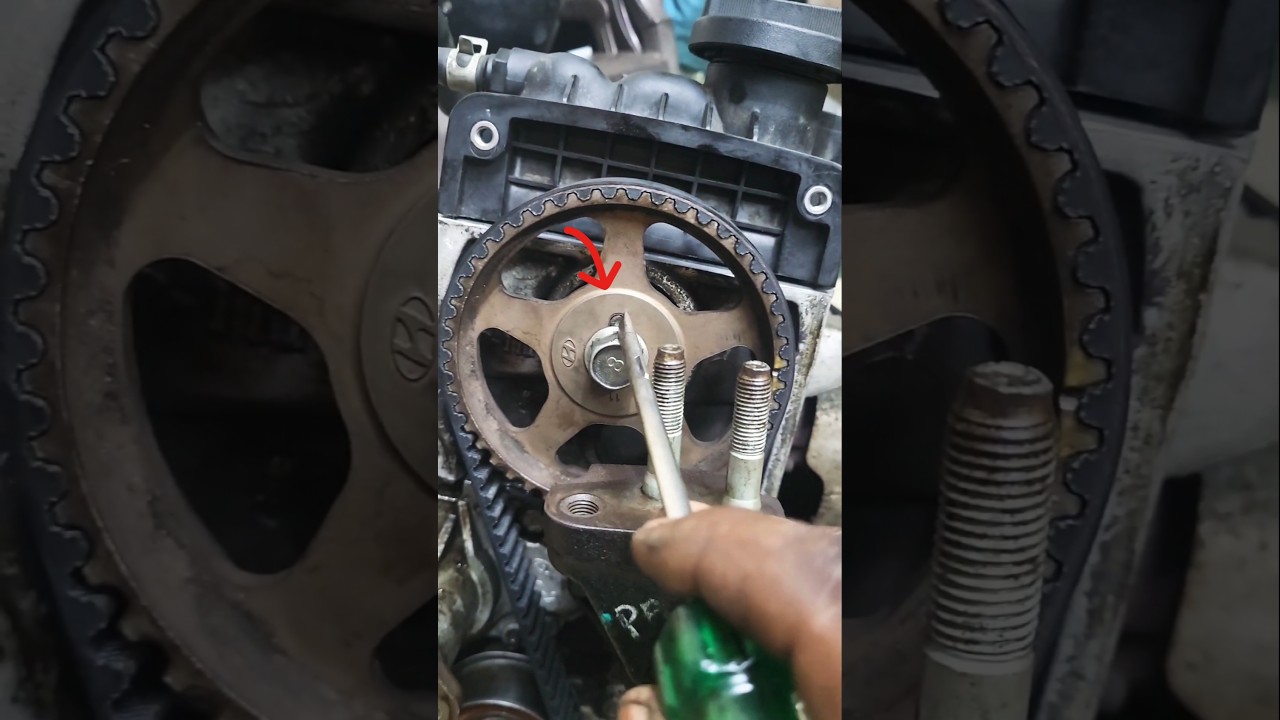 car Hyundai Eon engine timing mechanic workshop 🧑‍🔧🚗⚒️