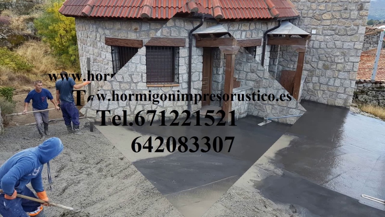 Ofertas y Precios Hormigon Impreso EL CHARCON,Murcia Tel.671221521