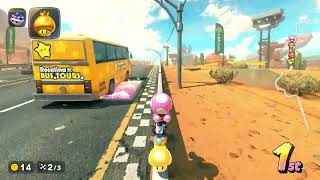 Mario Kart World - Crown City to Mario Bros Circuit race