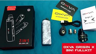 Unboxing Oxva Origin X 3In1 Fullkit