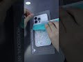 Laser colorful back skin for mobile phone
