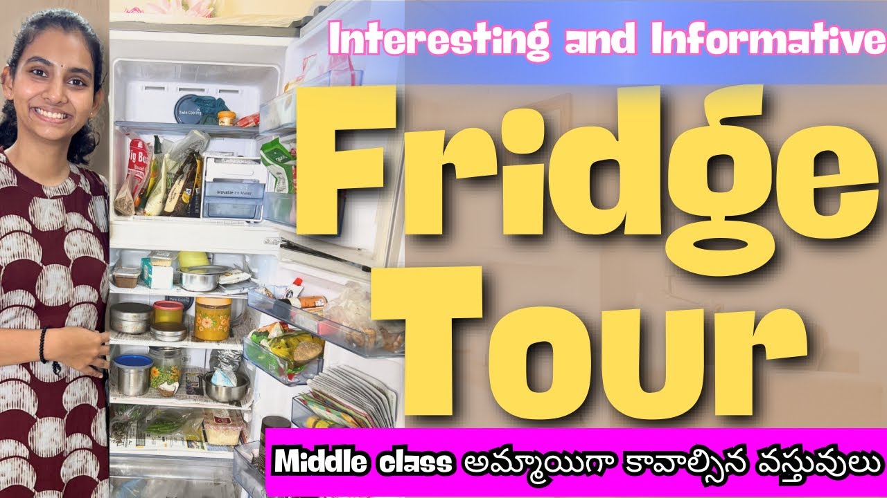 Middle Class Indian Fridge Tour 🏠 | Healthy + Budget Friendly
