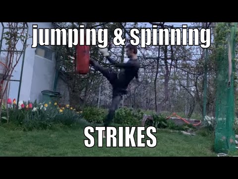 იზოლაცია და სახლში ვარჯიში გრძელდება (spinning and jumping strikes)