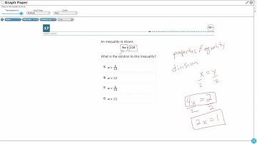6th Grade STAAR Practice Solving One-variable Equations and Inequalities (6.10A - #14)