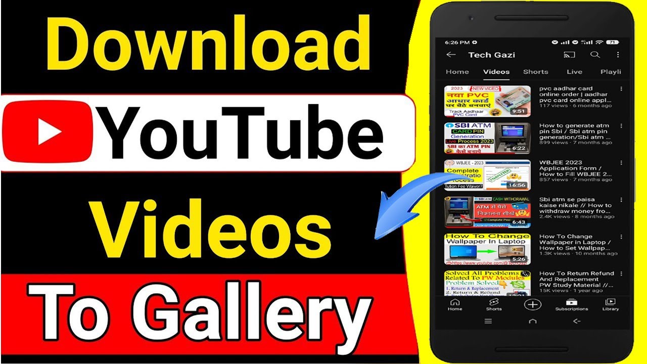 How to Download YouTube Video in Gallery / YouTube Video Download Kaise
