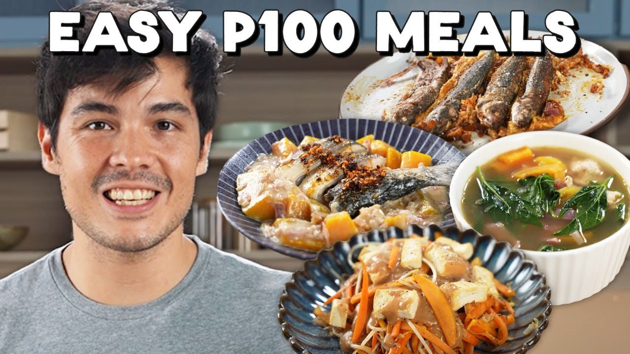 Erwan Heussaff Cooks Less than 100 PHP Meals (Healthy!) - YouTube