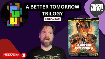 A Better Tomorrow Trilogy 4K UHD (Shout Factory Hong Kong Cinema Classics 19-21) Unboxing!