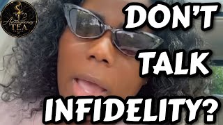 TISHA SCOTT DOESN’T WANT to TALK INFIDELITY?