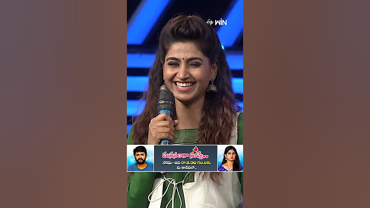 #shorts - Varshini about Sudigali Sudheer & Pradeep in one word #dhee #comedy