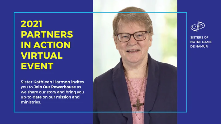 Sister Kathleen Harmon invites you to our Partners...