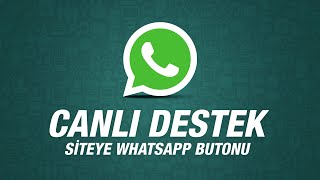 Siteye WHATSAPP BUTONU Nasıl Eklenir? Canlı Destek ile Müşterilerle İletişim screenshot 1
