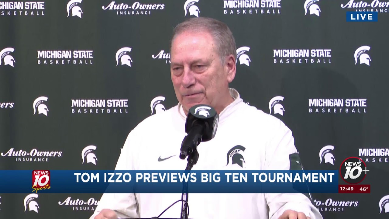 WATCH LIVE:  Tom Izzo speaks ahead of Big Ten Tournament