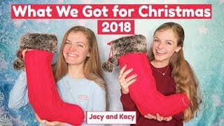 What We Got for Christmas 2018 ~ Jacy and Kacy