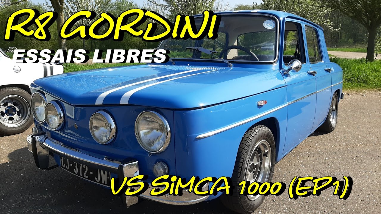 Miniature RENAULT 8 Gordini N°36 – Bleu France, Pilote Et Co-pilote, échelle 1/43 Dan-Toys