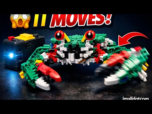 Vintage K'NEX Crab Comes Alive! 🦀 Power Motor Build | K