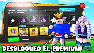 DESBLOQUEO el NUEVO PASE de BATALLA PREMIUM y 10 CASILLAS en ANIME FIGHTING SIMULATOR X - Roblox