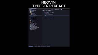 NEOVIM TYPESCRIPTREACT  #pojokcode #python #expressjs  #reactjs #coding #mysql  #reactjstutorial