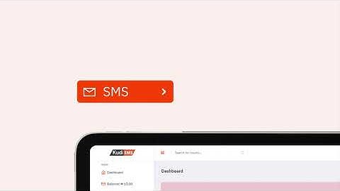 KudiSMS helps you engage, verify and communicate with your customers.