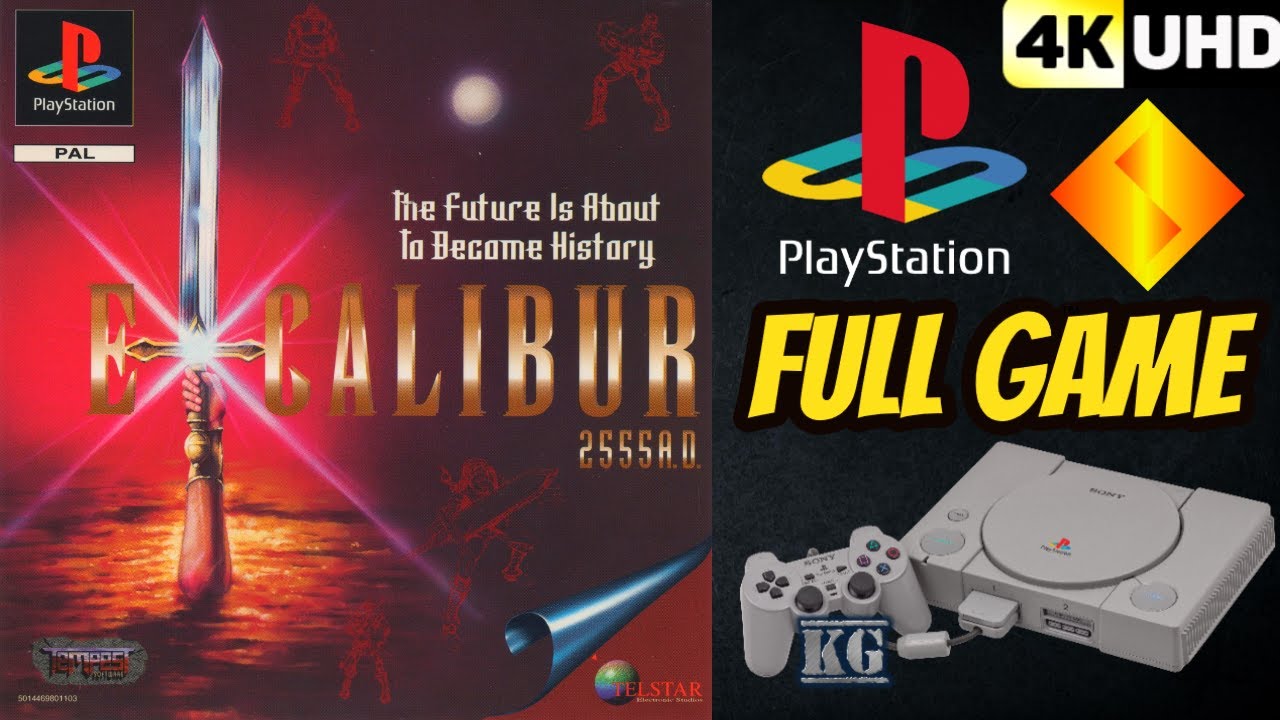 Excalibur 2555 AD [PS1] Gameplay Walkthrough FULL GAME [4K60ᶠᵖˢ UHD🔴]