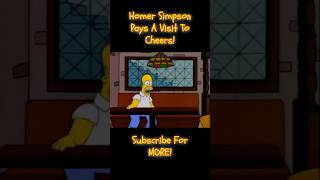 Homer Simpson Gets Banned From Moe’s and Pays A Visit To Cheers! #shorts #funny #comedy #tv #clips