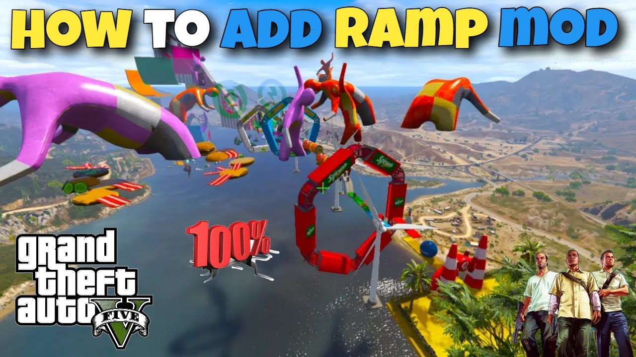 Mod Button Ramp How to add ramp mod in GTA 5 without openiv | 100% real tutorial | GTA ...