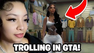 Maya Buckets Goes Around Trolling In GTA RP!