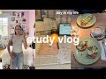 study day vlog | revision, brunch, grwm, self care ⭐️