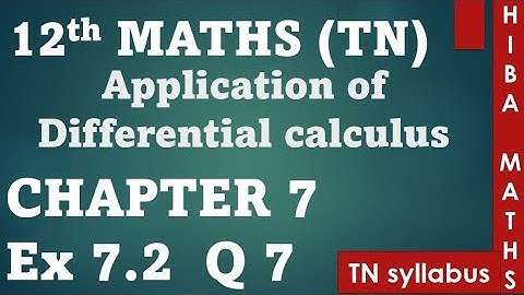 12th maths chapter 7 exercise 7.2 question 7