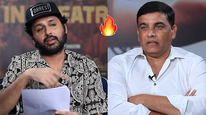Producer Dil Raju Interview With Nithiin | Thammudu Movie | "Game Changer" Fake Collection | Shankar
