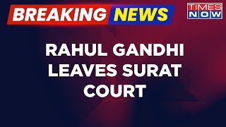Breaking News | Rahul Gandhi Leaves Surat Court After Getting Convicted In 2019 Defamation Case