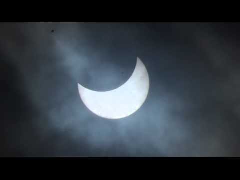 Partial Solar Eclipse Timelapse - April 29, 2014