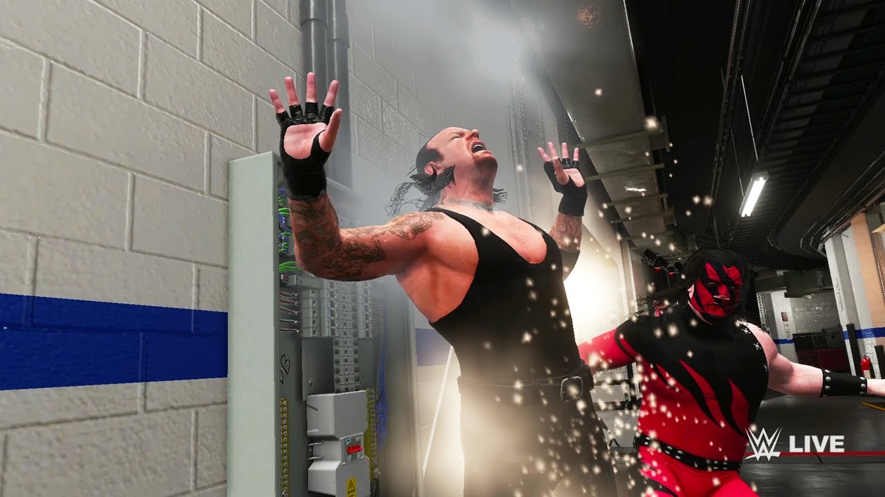 Kane vs Undertaker Backstage Brawl WWE WWE Games Chokeslams Compilation Games WWE 2K18