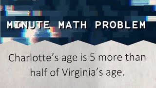 Minute Math Problem - Writing a Function Rule | Math Help