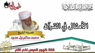 محاضرة بعنوان الأمثلة في القرآن | للعلامة : الشيخ محمد سالم ول عدود رحمه الله