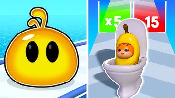 Slime Run Race vs Merge Master Monster Run 3D |⭐✅❤️✅⭐| All Level Gameplay Android iOS JJ4744