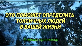 ТОКСИЧНЫЕ ЛЮДИ В ВАШЕЙ ЖИЗНИ. 5 ЯВНЫХ ПРИЗНАКОВ