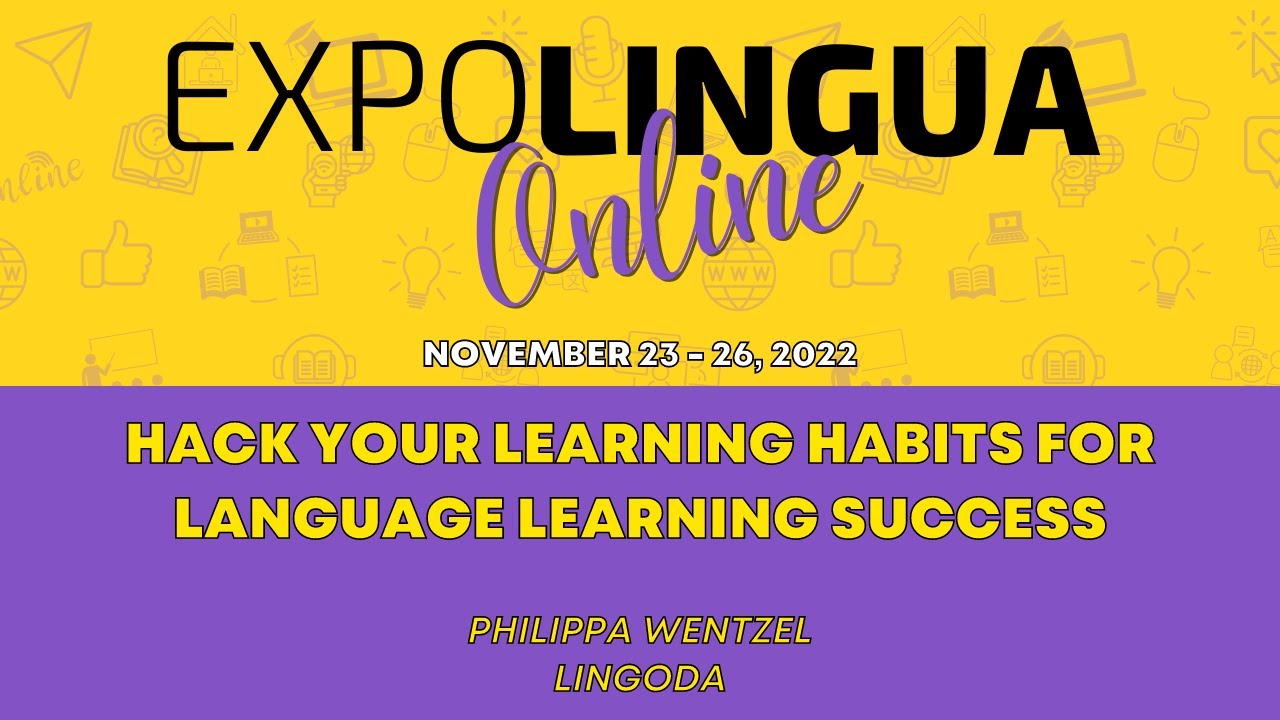 Hack your learning habits for language learning success - YouTube