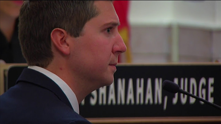 WATCH: Ray Tensing trial coverage 11-08-16 Afternoon Session