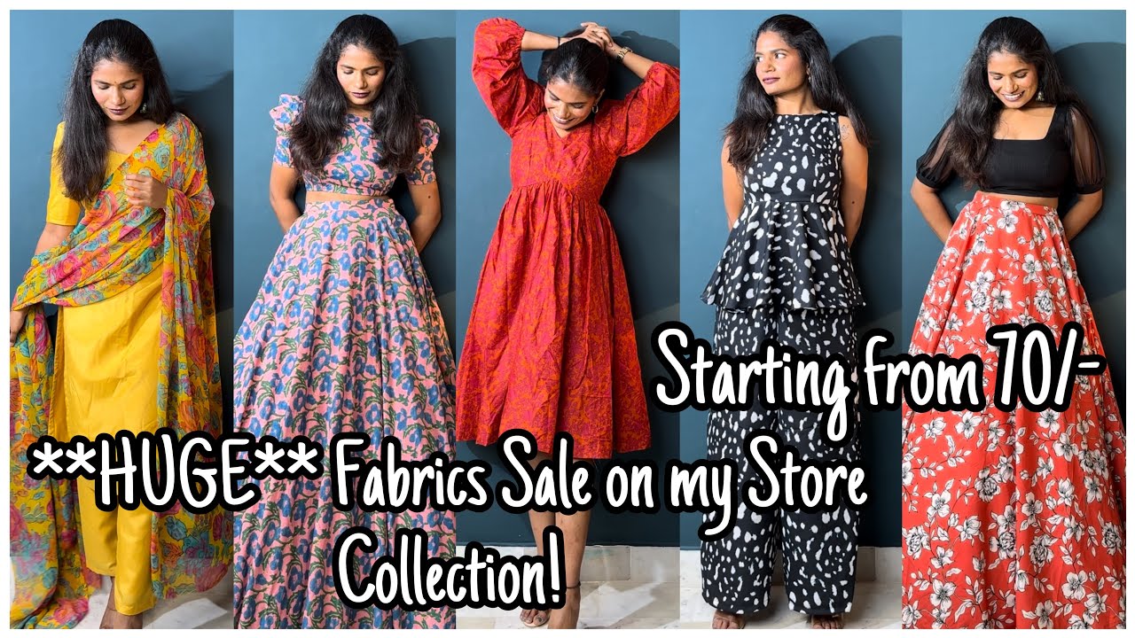 **HUGE** Fabrics Sale Everything from 70/ to 140/ nayalooks