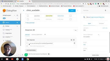 Dialogflow Entities to match User Inputs