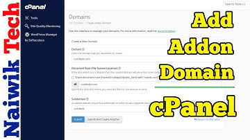 How to add a Addon domain in Hostgator cPanel