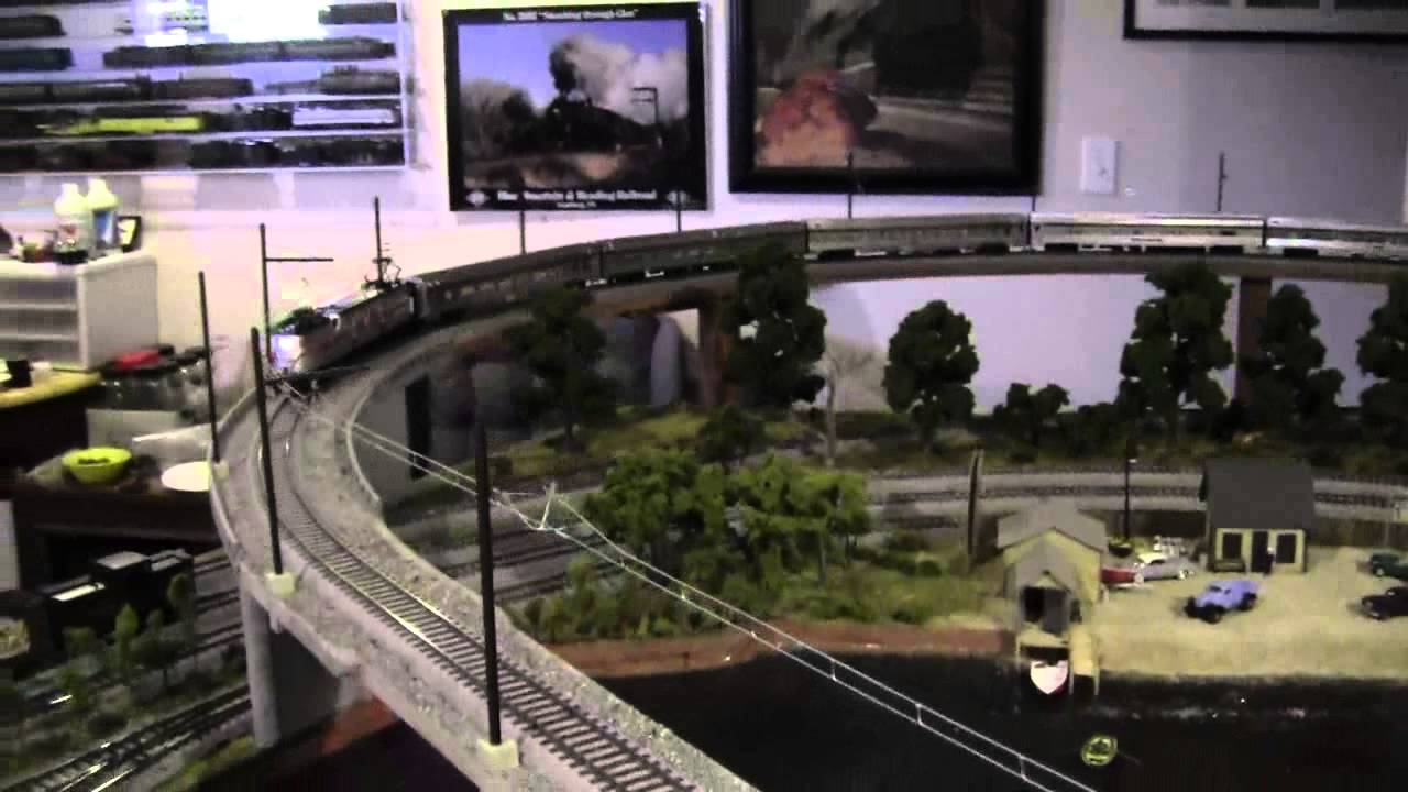 HO Model Railroad MTH PRR GG1 4866 Hauling Congressional 